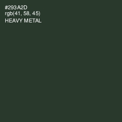 #293A2D - Heavy Metal Color Image